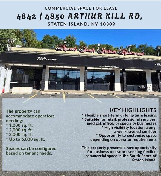 Primary Photo Of 4842 Arthur Kill Rd, Staten Island Flex For Lease