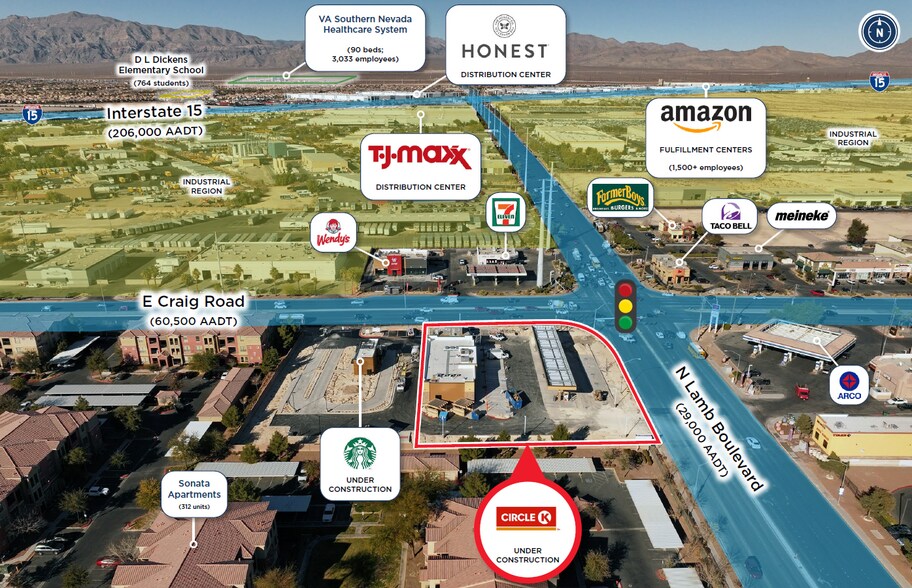 More Photos Of E Craig Rd & N Lamb blvd, North Las Vegas Convenience Store For Sale