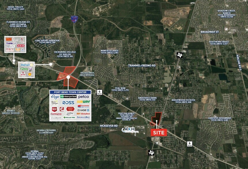 More Photos Of Hwy 6 @ FM 521, Arcola Land For Sale