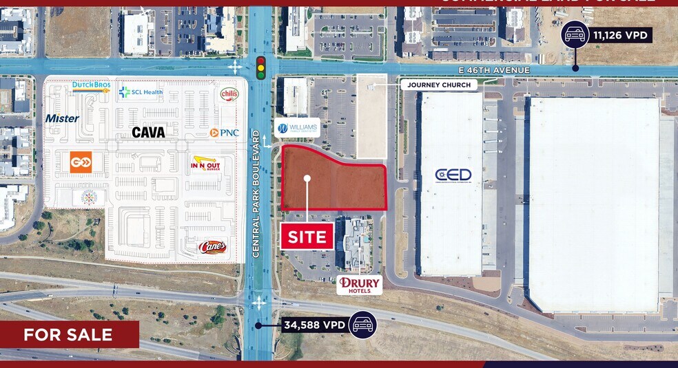Primary Photo Of 4578 Central Park Blvd, Denver Land For Sale