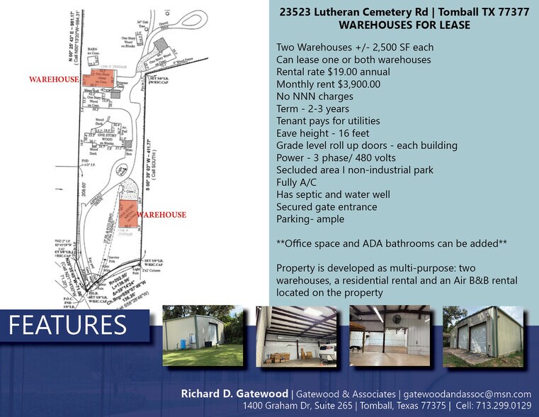 More Photos Of 23523 Lutheran Cemetery Rd, Tomball Flex For Lease