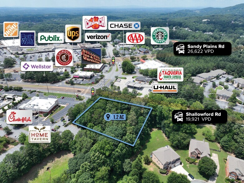 More Photos Of adj. to 3052 Shallowford Rd, Marietta Land For Sale