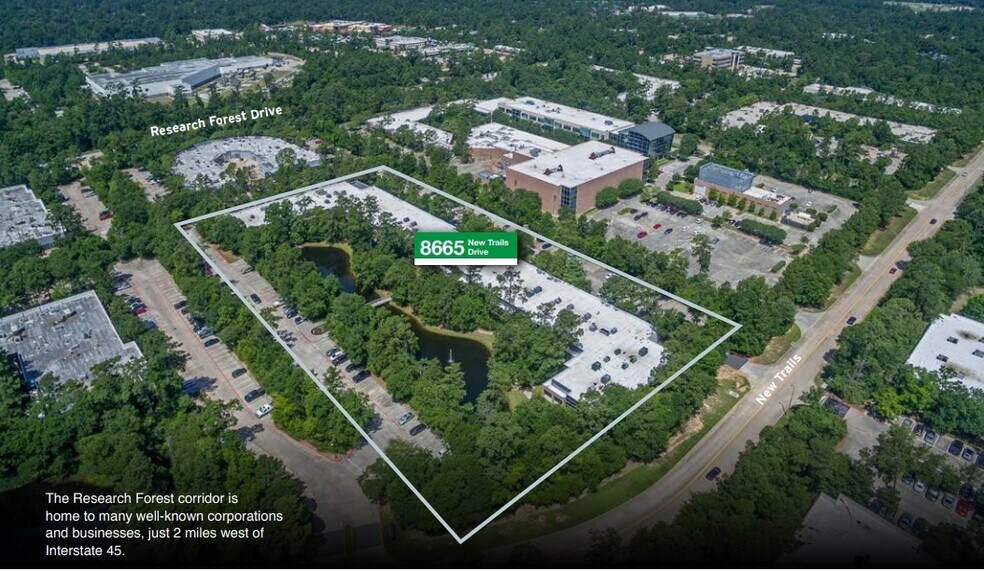 8665 New Trails Dr, The Woodlands, TX 77381 Office For Lease
