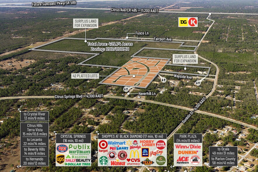 More Photos Of 5181 W Dunklin St, Dunnellon Land For Sale