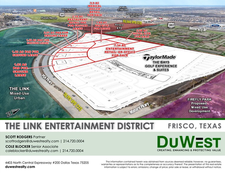 More Photos Of NWC PGA Pkwy & Mahard, Frisco Land For Sale