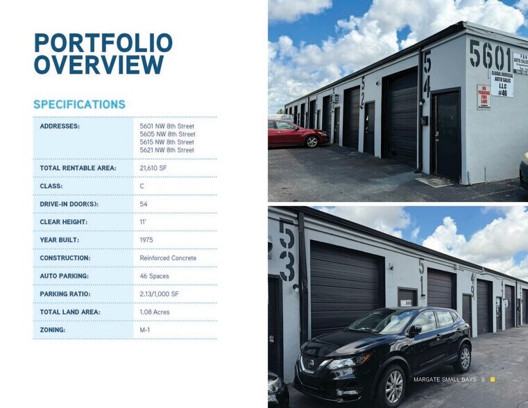 More Photos Of 5601 NW 8th St, Margate Warehouse For Lease