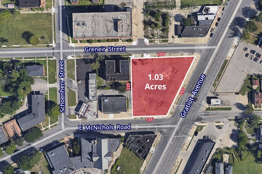 Primary Photo Of 13715 Gratiot Ave, Detroit Land For Sale