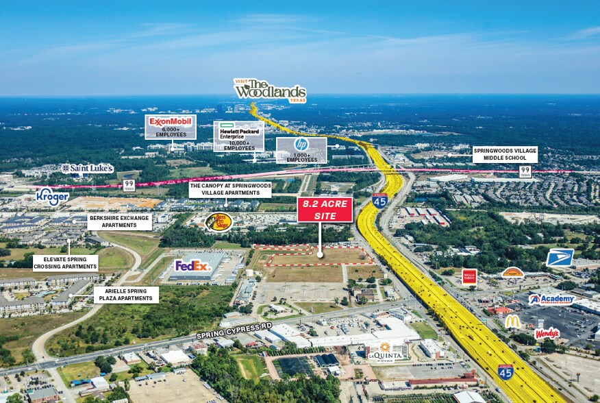 Primary Photo Of I-45 Frontage Road, Spring Land For Sale