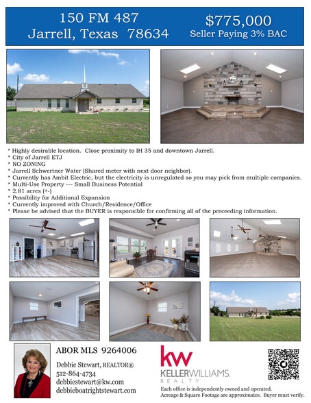 More Photos Of 148 W FM 487, Jarrell Religious Facility For Sale