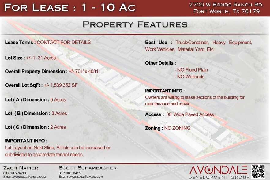 More Photos Of 2700 Bonds Ranch rd, Fort Worth Land For Lease