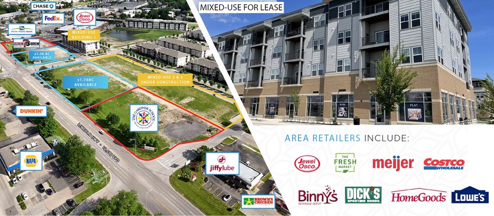 More Photos Of NEQ Randall Rd & Lincoln Highway, Saint Charles Land For Sale