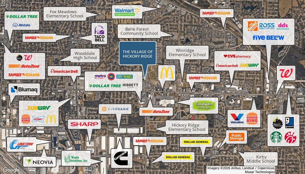 More Photos Of 3538-3582 Hickory Hill Rd, Memphis Storefront Retail Office For Sale