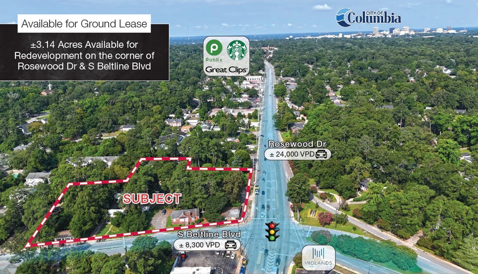 Primary Photo Of S Beltline Blvd & Rosewood Dr, Columbia Land For Lease