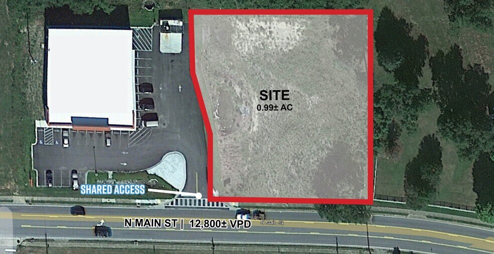Primary Photo Of 504 N Main St, Wrens Land For Lease