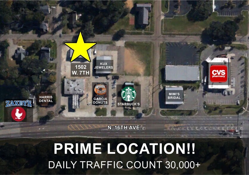 More Photos Of 1502 W 7th St, Laurel Showroom For Sale