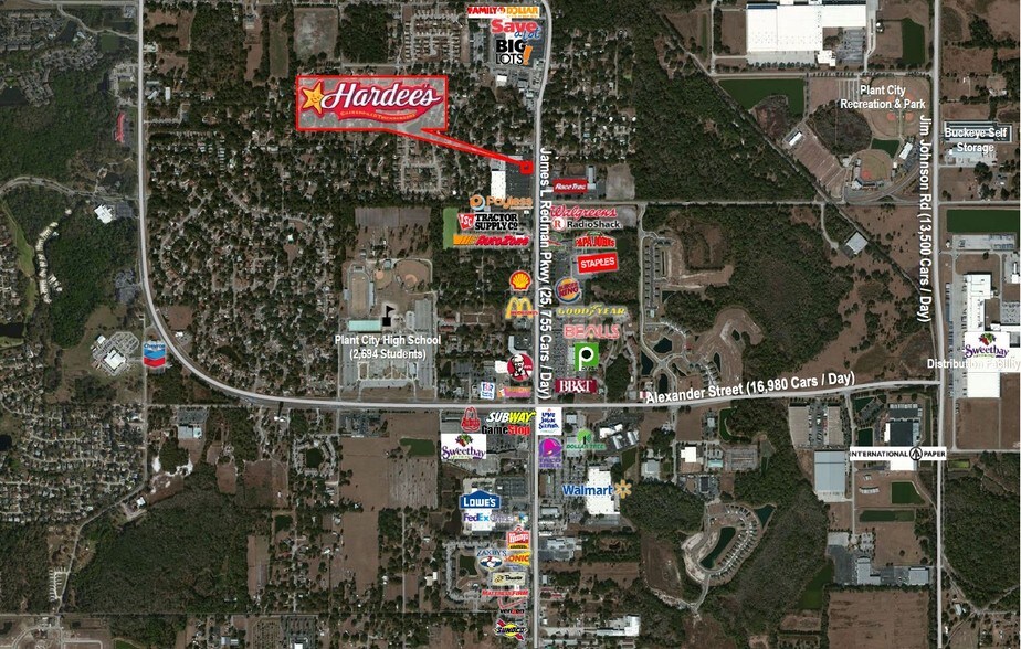 More Photos Of 1713 James L Redman Pky, Plant City Fast Food For Lease