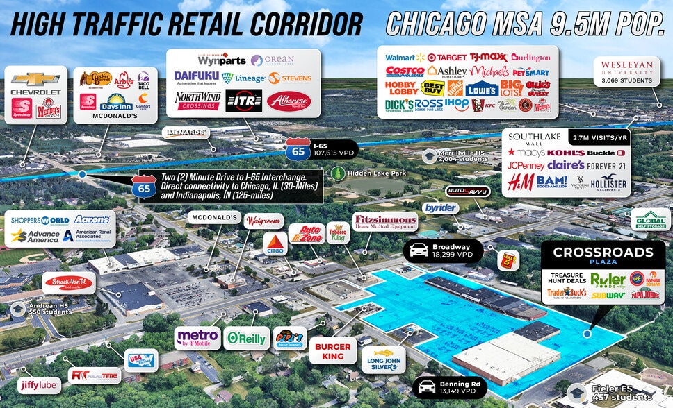 More Photos Of 6100-6136 Broadway, Merrillville Supermarket For Sale