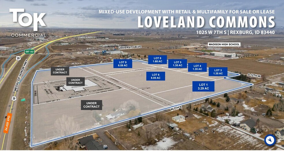 More Photos Of 1025 W 7th S, Rexburg Land For Sale