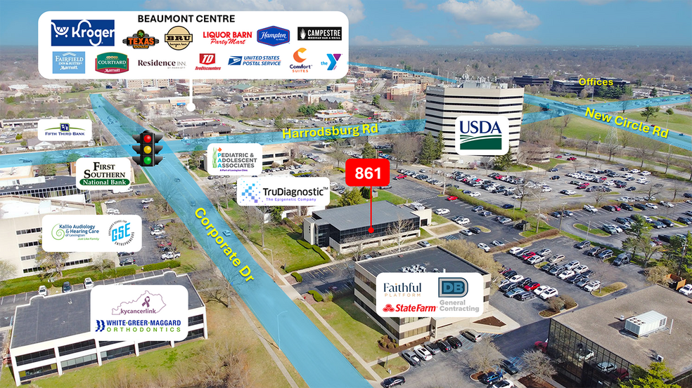More Photos Of 861 Corporate Dr, Lexington Office For Lease