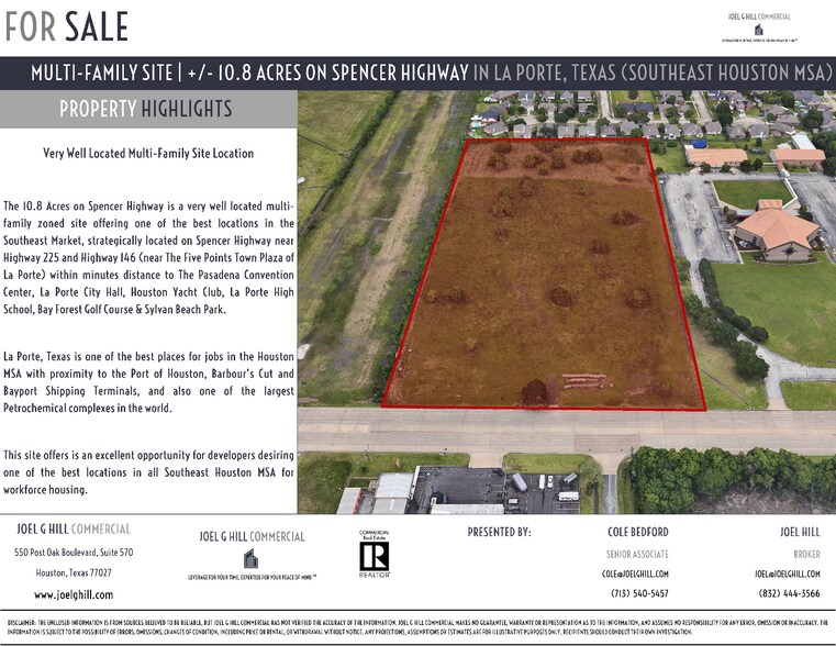 More Photos Of Spencer Hwy @ Boyett Street, La Porte Land For Sale