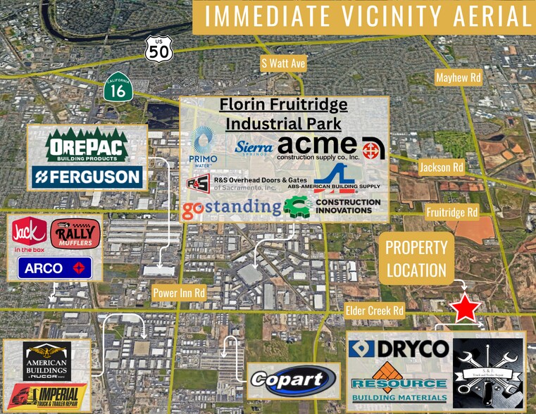 More Photos Of 9351 Elder Creek Rd, Sacramento Land For Lease