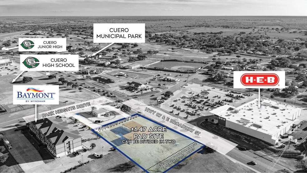 More Photos Of E Broadway St @ Park heights dr., Cuero Land For Sale