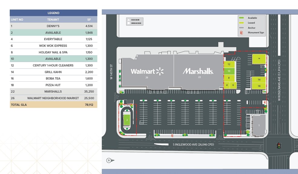 More Photos Of 14333-14485 S Inglewood Ave, Hawthorne Unknown For Lease