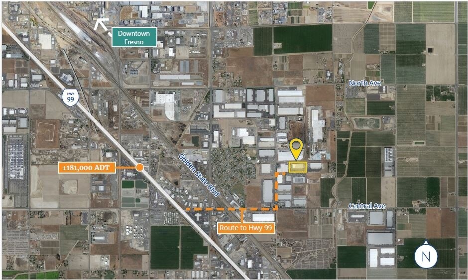 More Photos Of 3630 E Wawona Ave, Fresno Warehouse For Lease