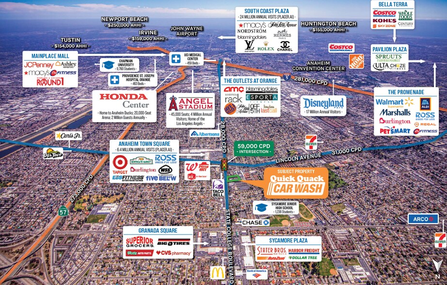 More Photos Of 125 N State College Blvd, Anaheim Carwash For Sale