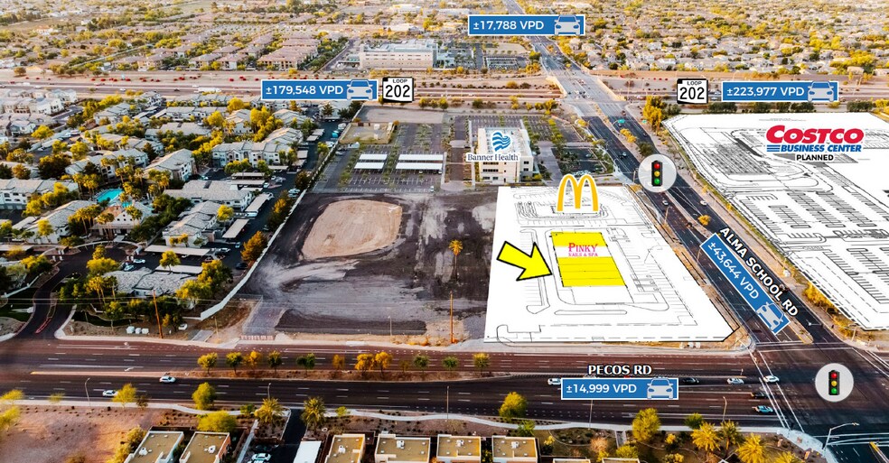 More Photos Of NEC Alma School Rd & Loop 202, Chandler Land For Lease