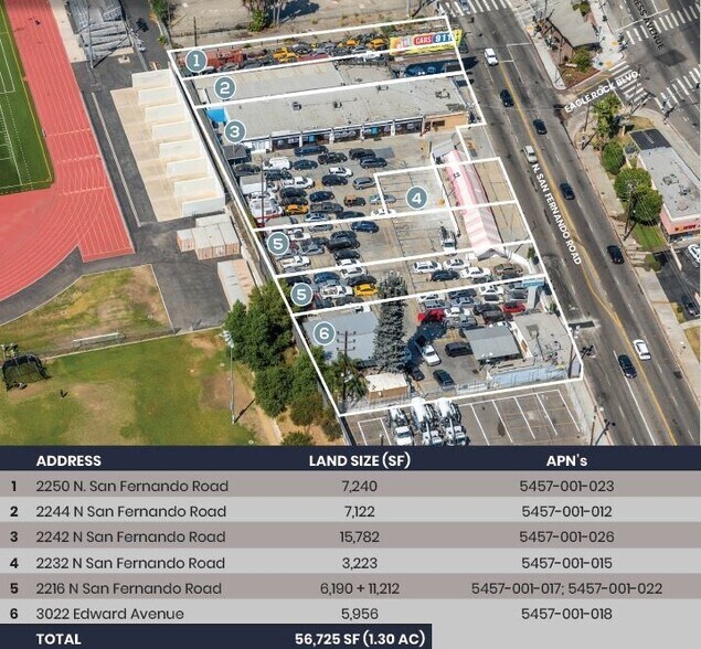 More Photos Of 2216-2242 N San Fernando Rd, Los Angeles Land For Sale