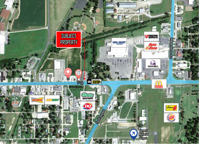 More Photos Of 1320 1st St, Kennett Fast Food For Lease