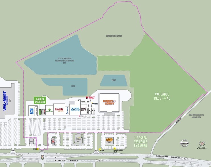 Primary Photo Of 1826 Memorial Dr, Waycross Land For Sale