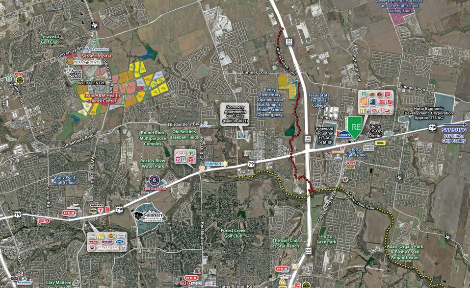 More Photos Of 210 Ed Schmidt Blvd, Hutto Storefront For Lease