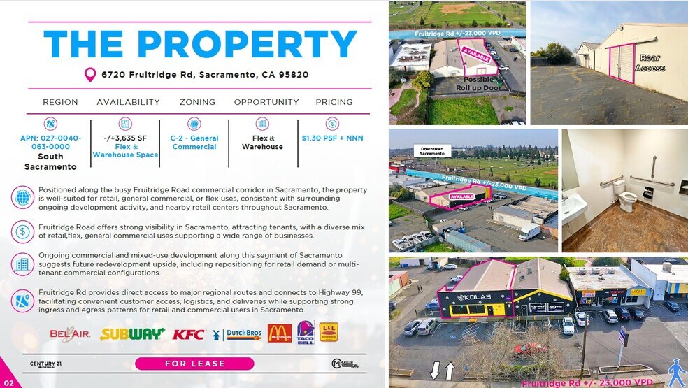 More Photos Of 6720 Fruitridge Rd, Sacramento Flex For Lease