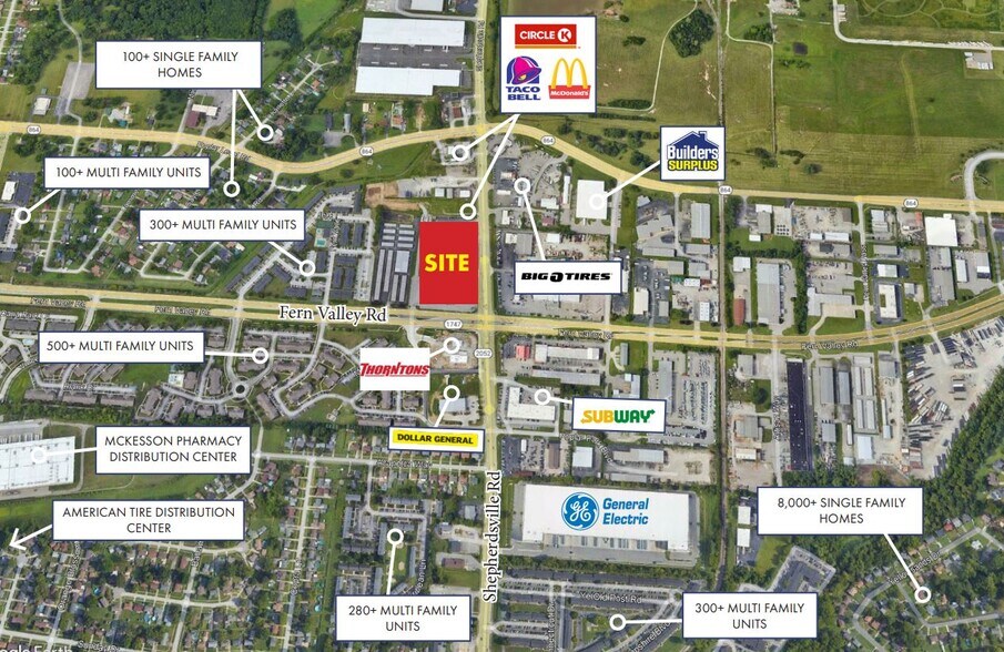 More Photos Of Fern Valley Road and Shepherdsville Road, Louisville Land For Sale