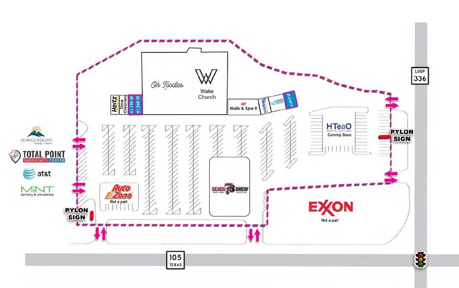 More Photos Of 3830-3836 W Davis St, Conroe Unknown For Lease