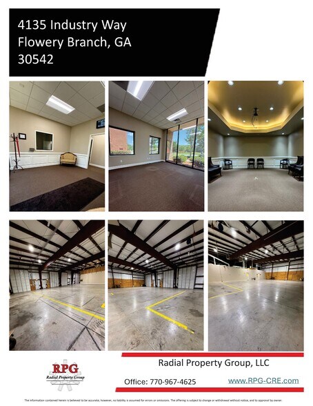 More Photos Of 4135 Industry Way, Flowery Branch Warehouse For Lease