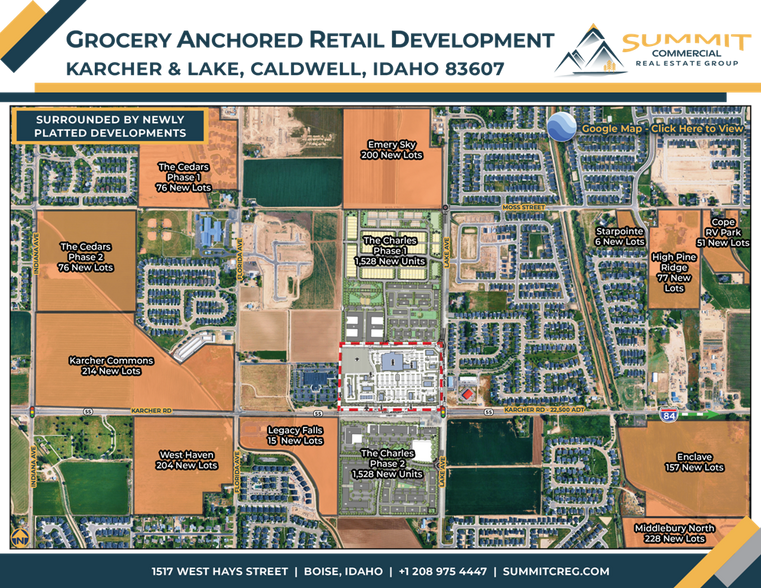 More Photos Of Karcher Rd & Lake Ave, Caldwell General Retail For Lease