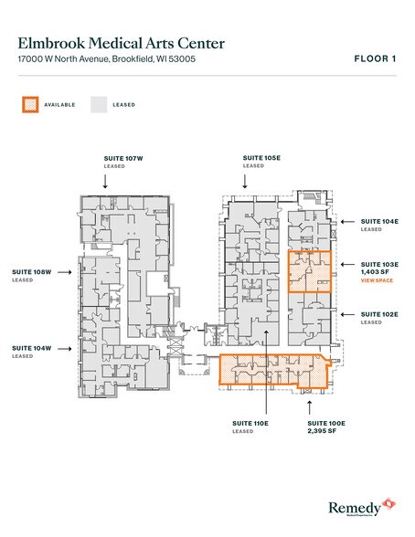 More Photos Of 17000 W North Ave, Brookfield Medical For Lease