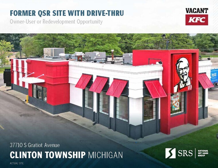 Primary Photo Of 37710 S Gratiot Ave, Clinton Township Fast Food For Sale