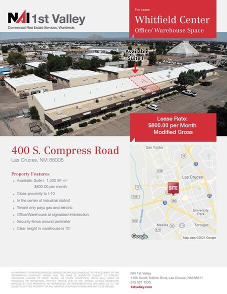 More Photos Of 400 S Compress Rd, Las Cruces Service For Lease