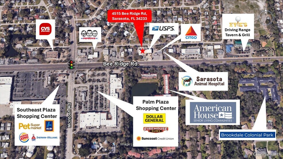 More Photos Of 4511-4517 Bee Ridge Rd, Sarasota General Retail For Lease