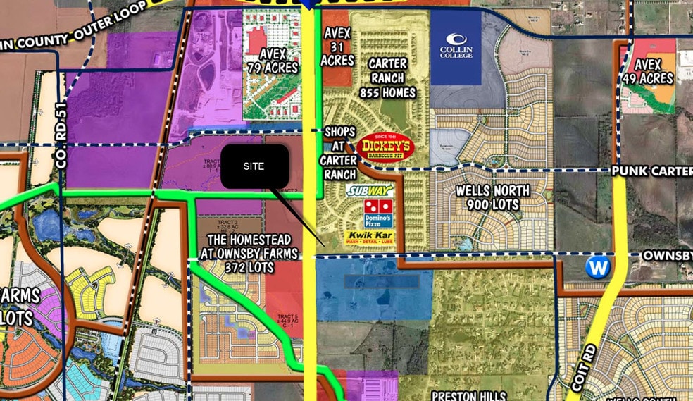 Primary Photo Of Preston & Ownsby Parkway @ County Road 83, Celina Land For Sale
