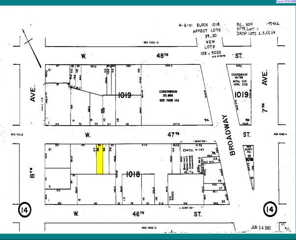 More Photos Of 254 W 47th St, New York Storefront Retail Residential For Sale