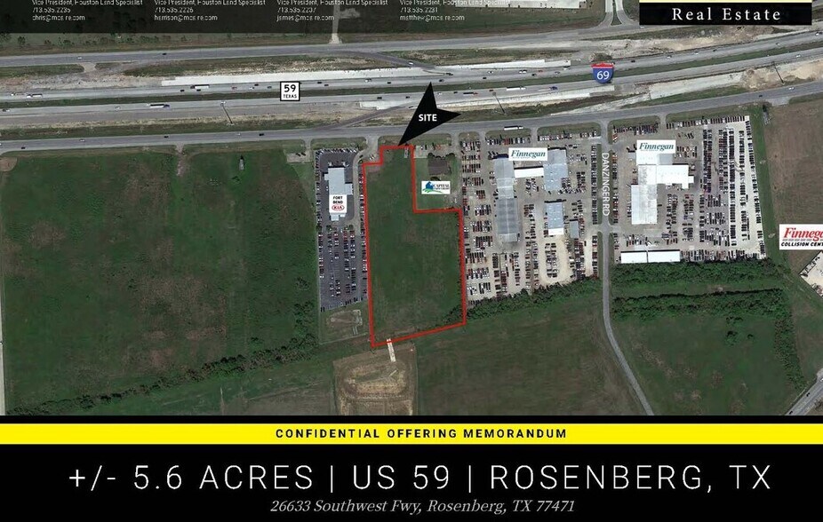 More Photos Of 26633 Southwest Fwy, Rosenberg Land For Sale