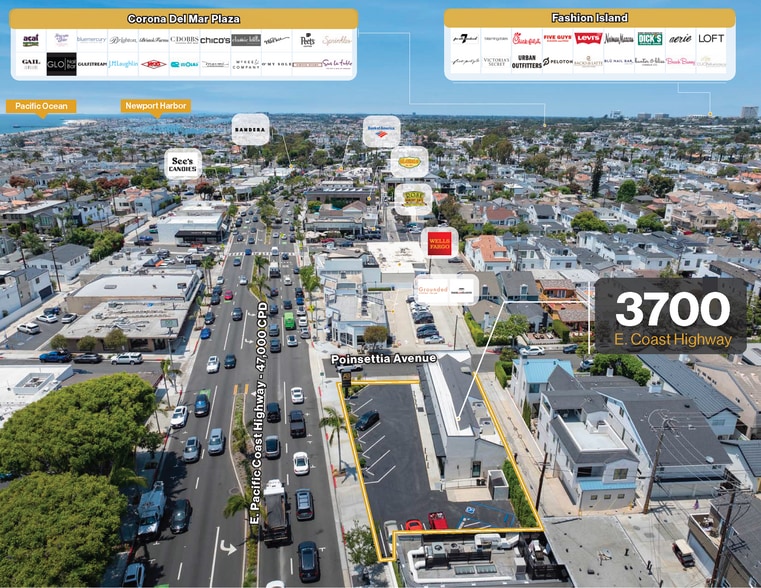 Primary Photo Of 3700 E Coast Hwy, Corona Del Mar Freestanding For Sale