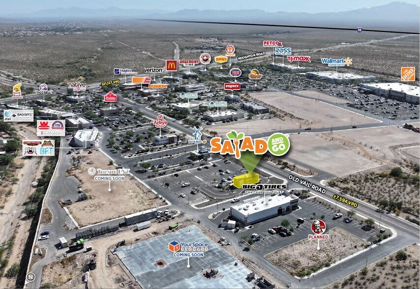 More Photos Of 10071 E Old Vail Rd, Tucson Restaurant For Sale