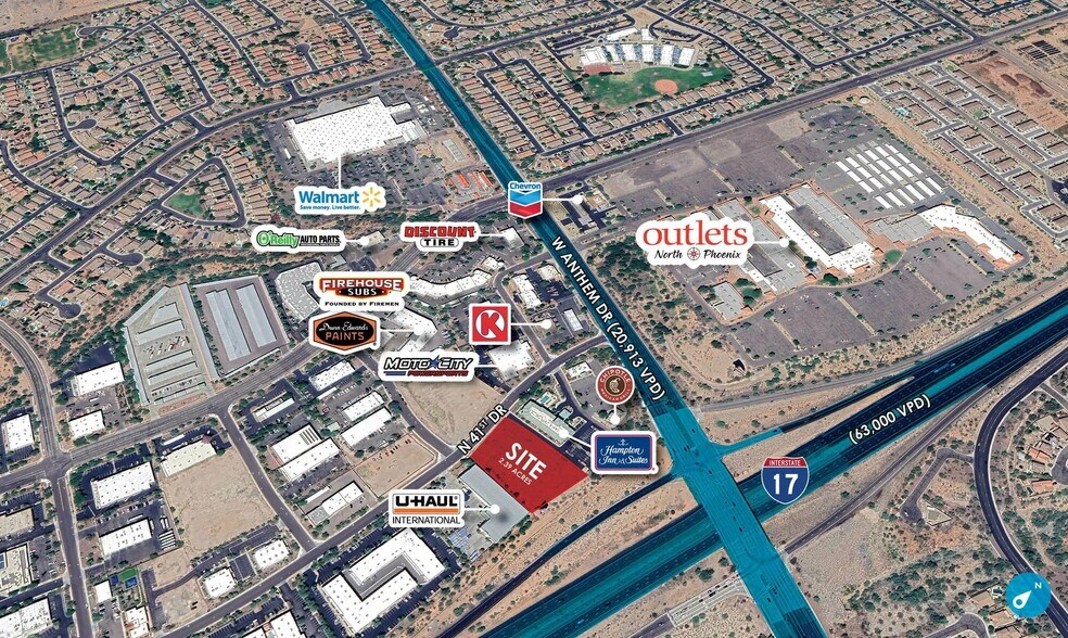 Primary Photo Of 42405 N 41st Dr, Anthem Land For Sale