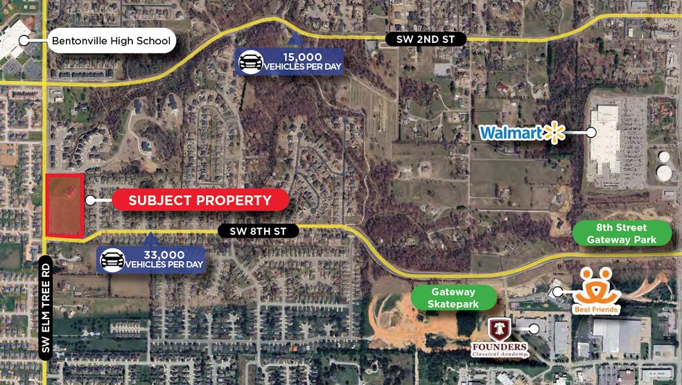 Primary Photo Of Elm Tree & SW 8th St, Bentonville Land For Sale